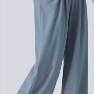 Halara Waffle-Knit Pants - Blue
